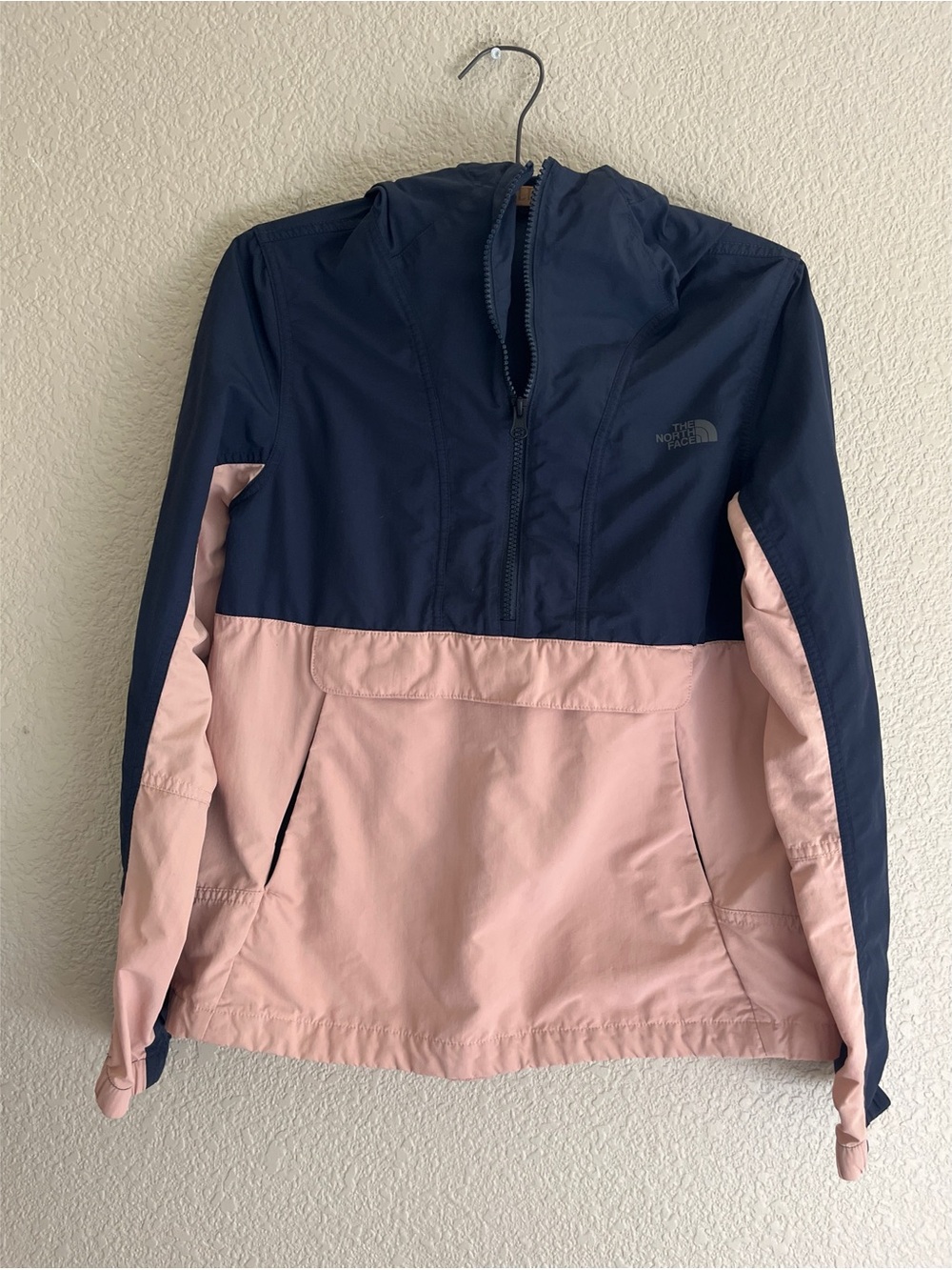 The North Face Pink and Blue Anorak Jacket Women’s Size Medium